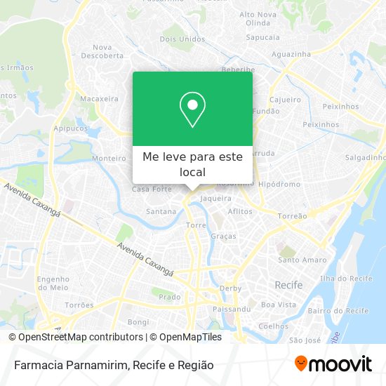 Farmacia Parnamirim mapa