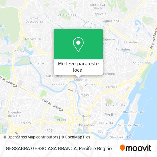 GESSABRA GESSO ASA BRANCA mapa