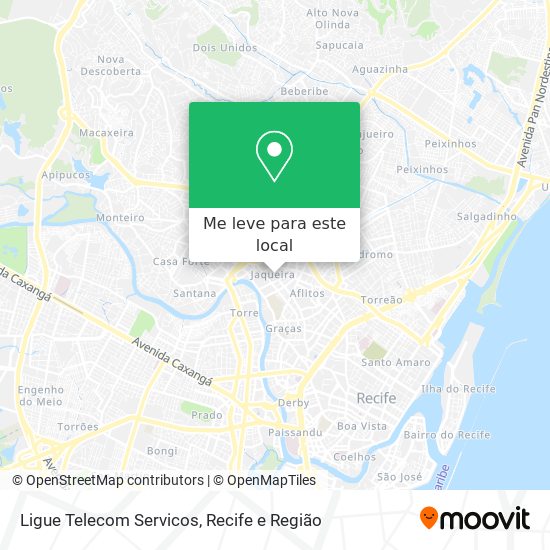 Ligue Telecom Servicos mapa