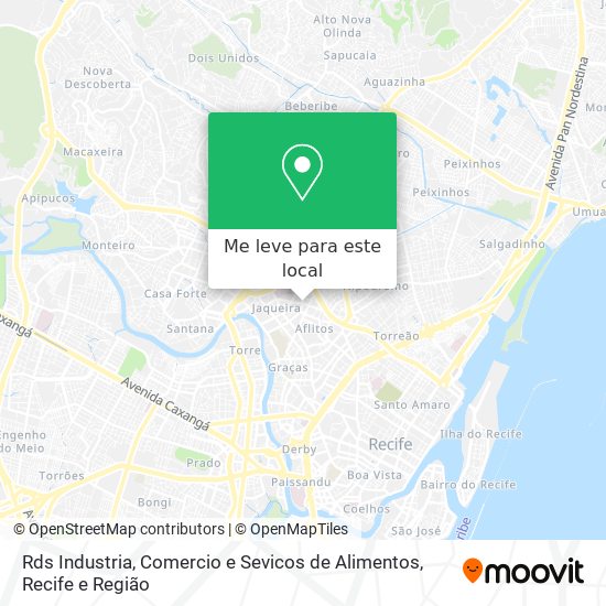 Rds Industria, Comercio e Sevicos de Alimentos mapa