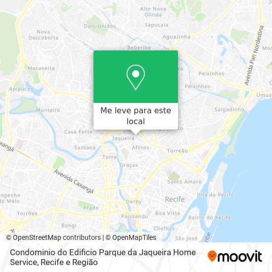 Condominio do Edificio Parque da Jaqueira Home Service mapa