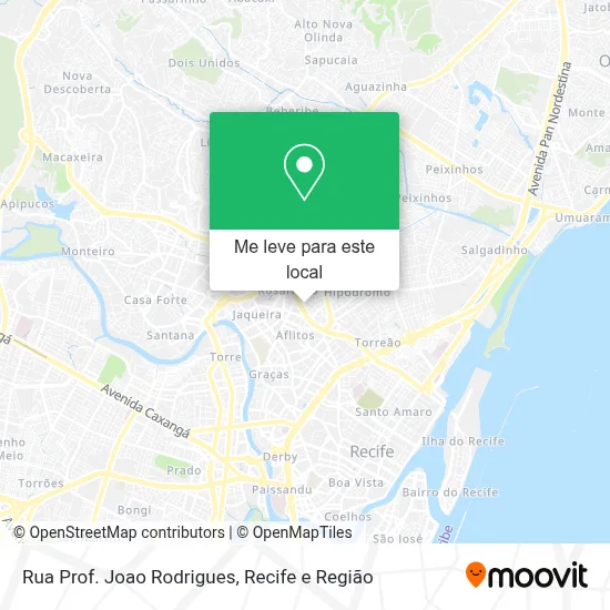 Rua Prof. Joao Rodrigues mapa