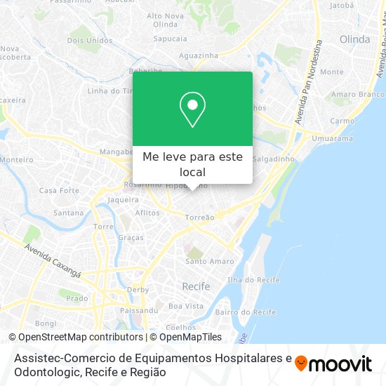 Assistec-Comercio de Equipamentos Hospitalares e Odontologic mapa