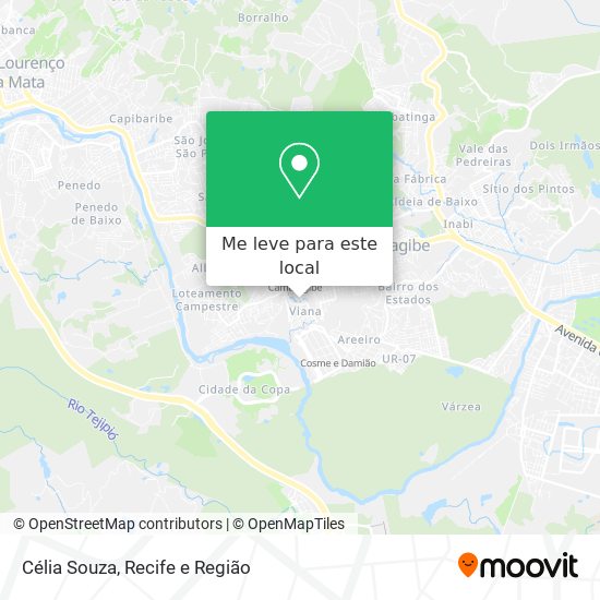 Célia Souza mapa