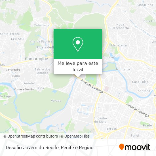 Desafio Jovem do Recife mapa