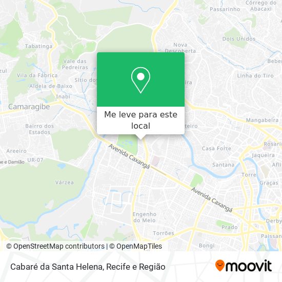 Cabaré da Santa Helena mapa