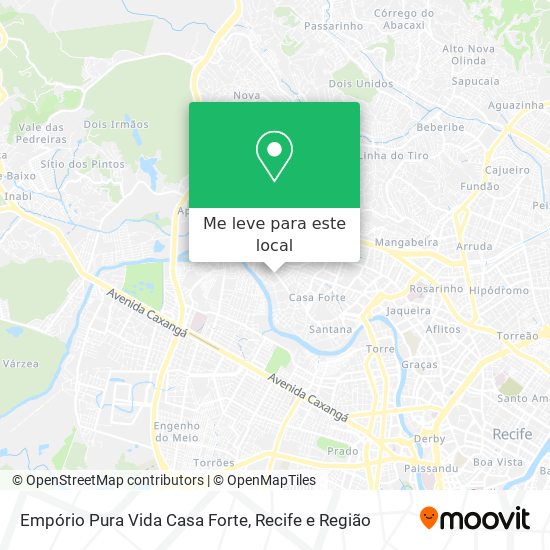 Empório Pura Vida Casa Forte mapa