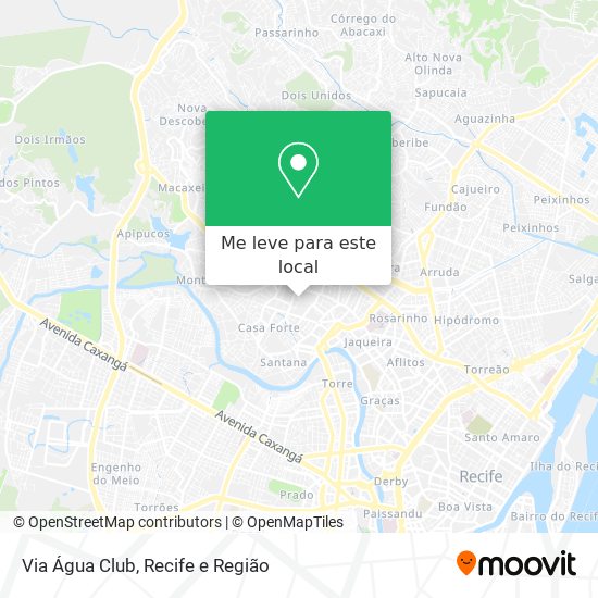 Via Água Club mapa
