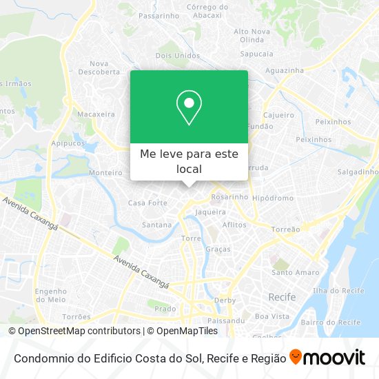 Condomnio do Edificio Costa do Sol mapa