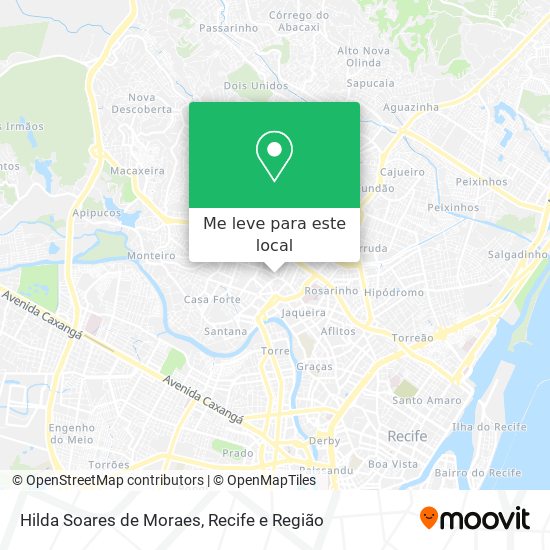 Hilda Soares de Moraes mapa