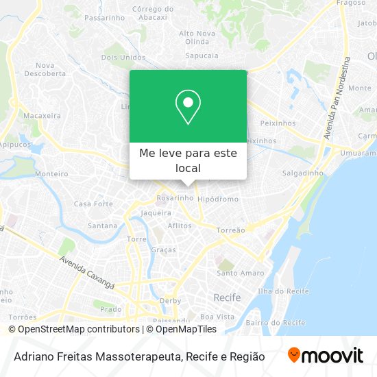 Adriano Freitas Massoterapeuta mapa