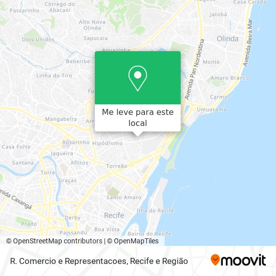 R. Comercio e Representacoes mapa