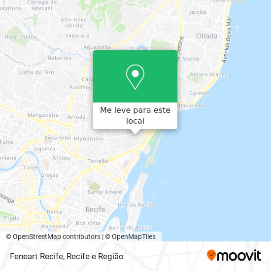 Feneart Recife mapa