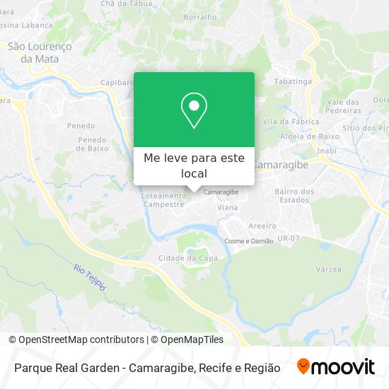 Parque Real Garden - Camaragibe mapa