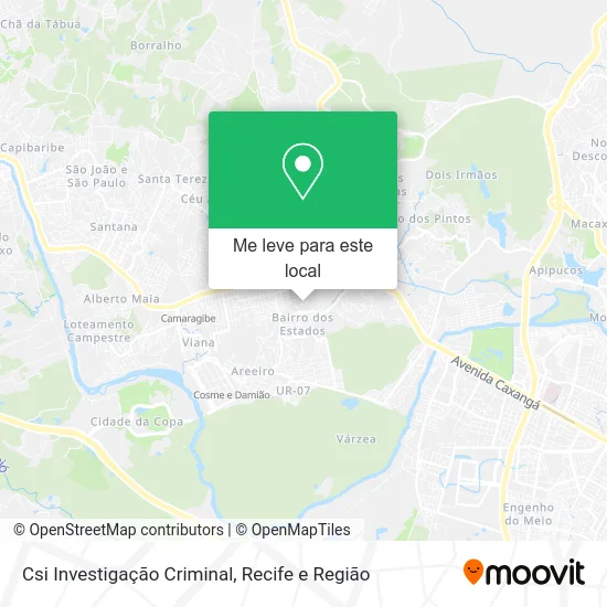 Csi Investigação Criminal mapa