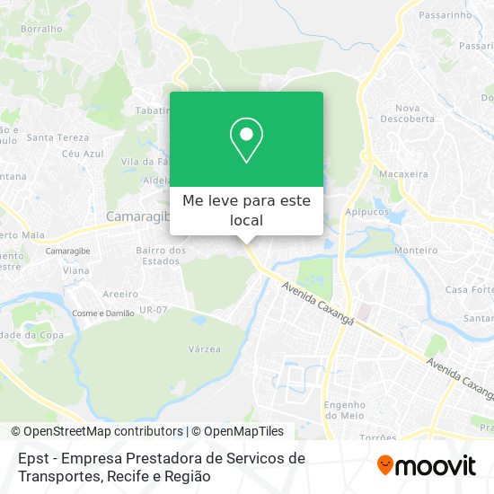 Epst - Empresa Prestadora de Servicos de Transportes mapa