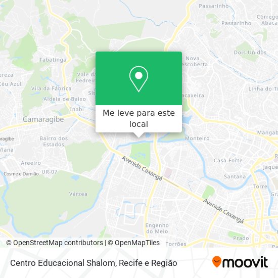 Centro Educacional Shalom mapa