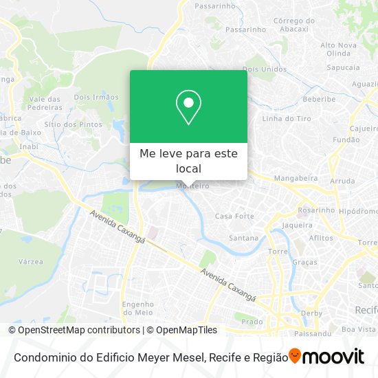 Condominio do Edificio Meyer Mesel mapa