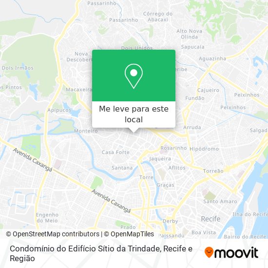 Condomínio do Edifício Sítio da Trindade mapa