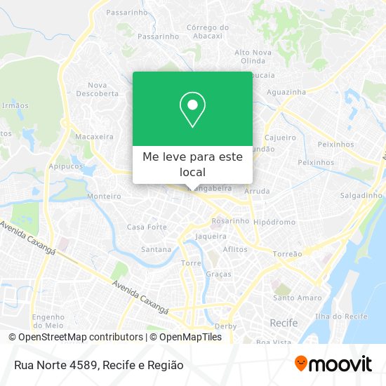 Rua Norte 4589 mapa