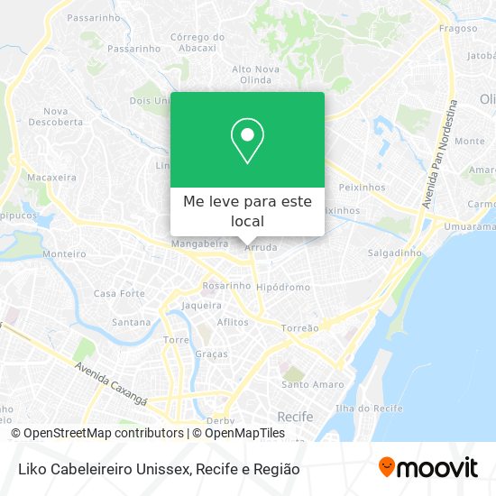 Liko Cabeleireiro Unissex mapa