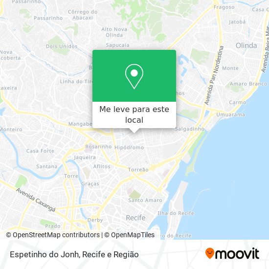 Espetinho do Jonh mapa