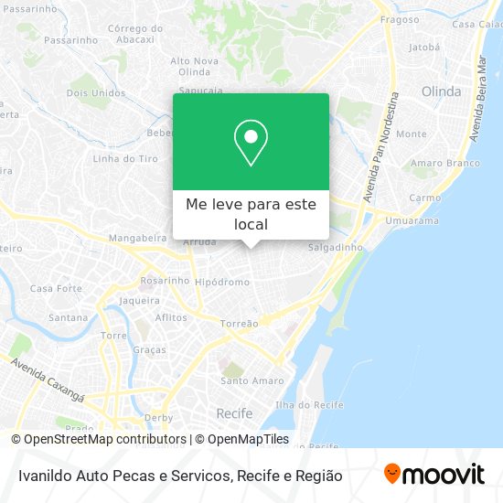 Ivanildo Auto Pecas e Servicos mapa