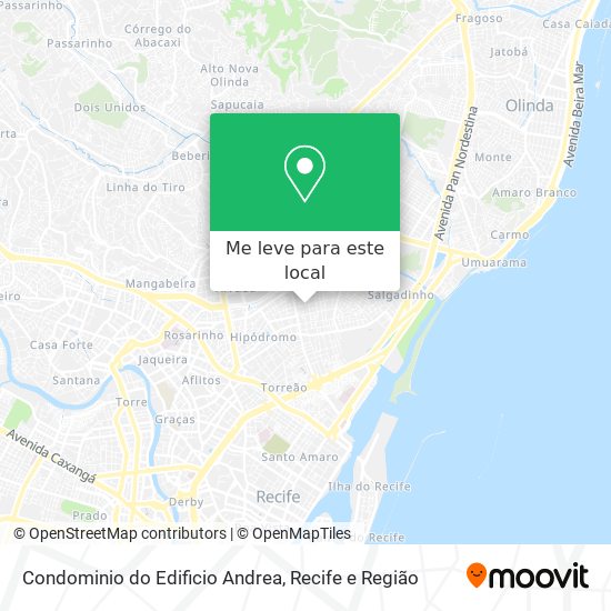 Condominio do Edificio Andrea mapa