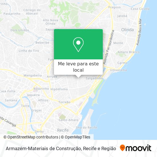 Armazém-Materiais de Construção mapa