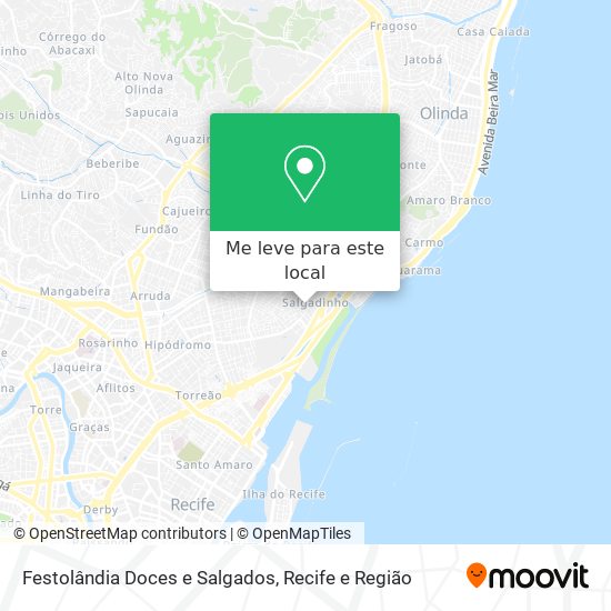 Festolândia Doces e Salgados mapa