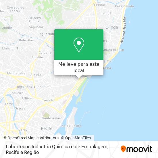 Labortecne Industria Quimica e de Embalagem mapa