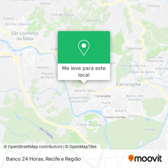 Banco 24 Horas mapa