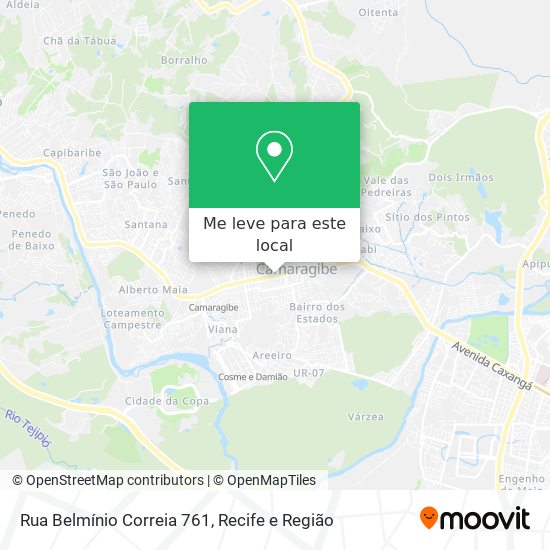 Rua Belmínio Correia 761 mapa