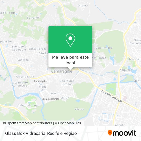 Glass Box Vidraçaria mapa
