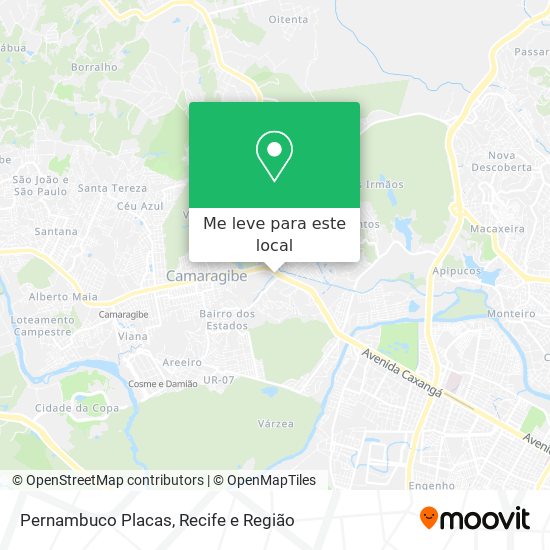 Pernambuco Placas mapa