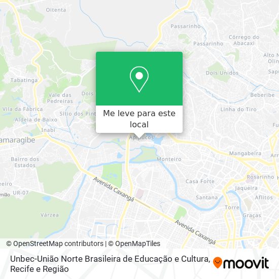 Unbec-União Norte Brasileira de Educação e Cultura mapa
