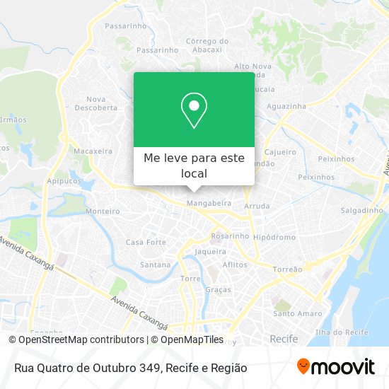 Rua Quatro de Outubro 349 mapa