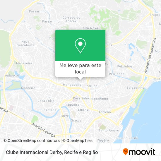 Clube Internacional Derby mapa