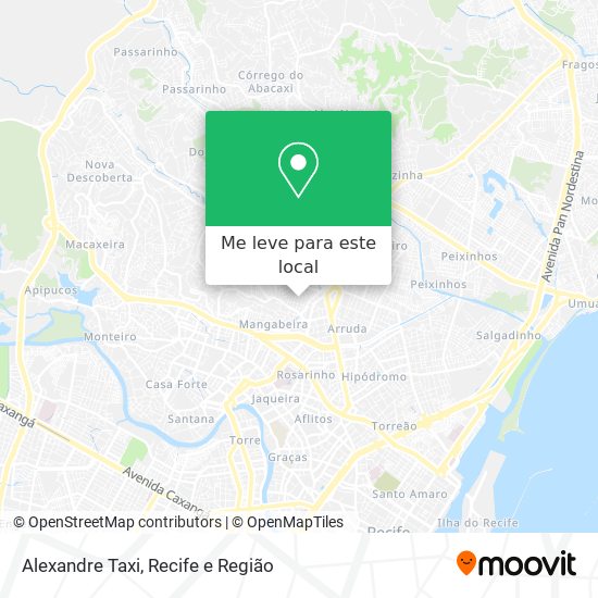 Alexandre Taxi mapa