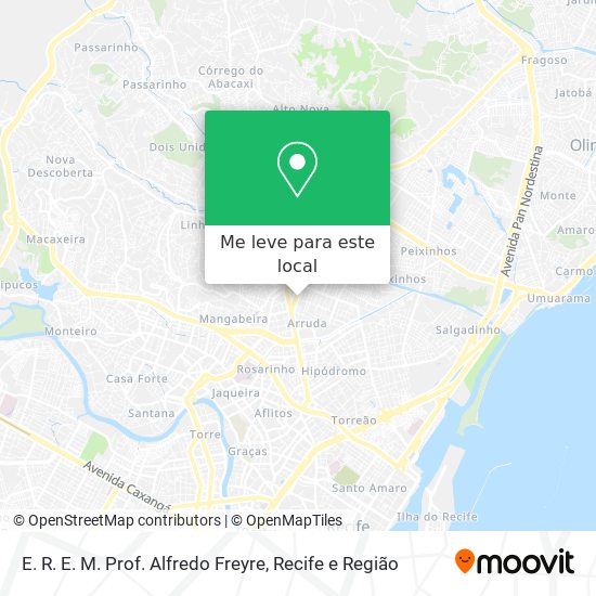 E. R. E. M. Prof. Alfredo Freyre mapa