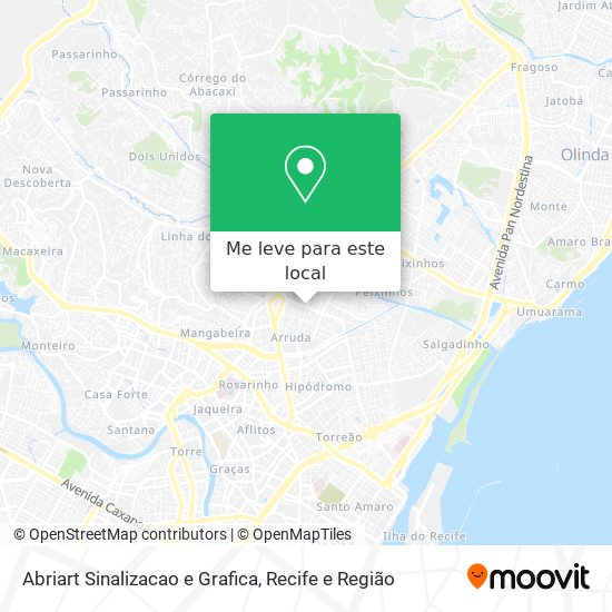 Abriart Sinalizacao e Grafica mapa