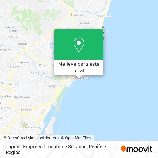 Topec - Empreendimentos e Servicos mapa
