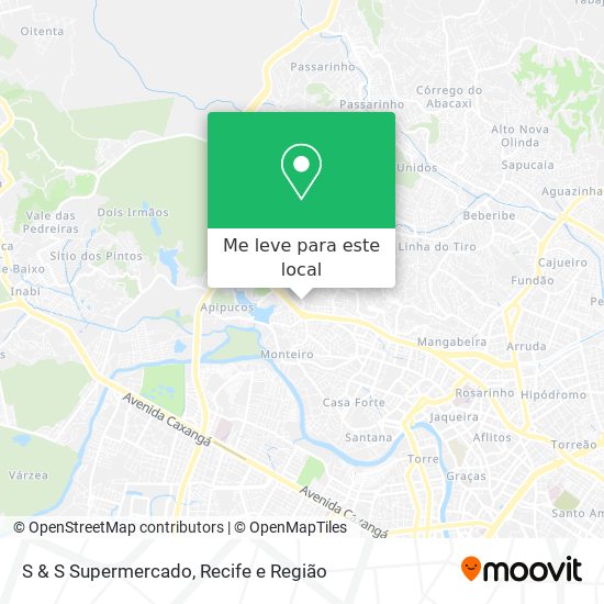 S & S Supermercado mapa