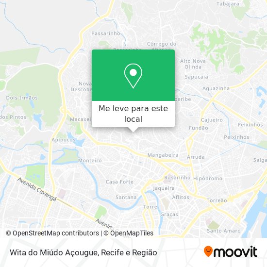 Wita do Miúdo Açougue mapa