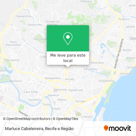 Marluce Cabeleireira mapa