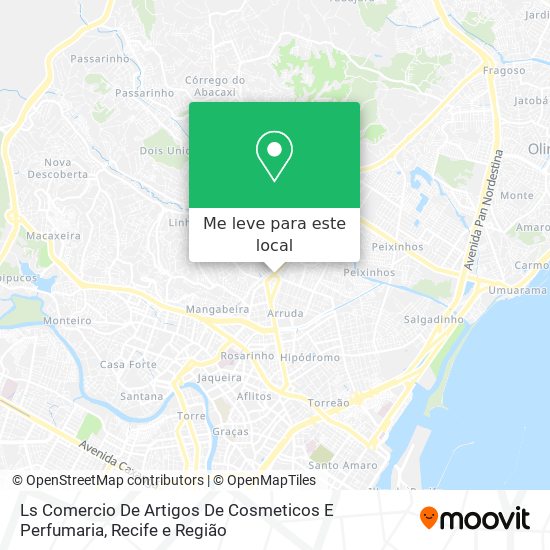 Ls Comercio De Artigos De Cosmeticos E Perfumaria mapa