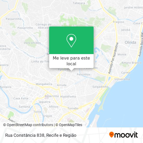 Rua Constância 838 mapa