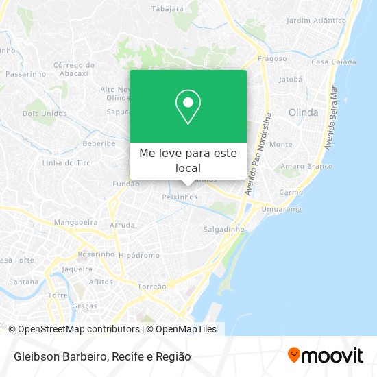 Gleibson Barbeiro mapa