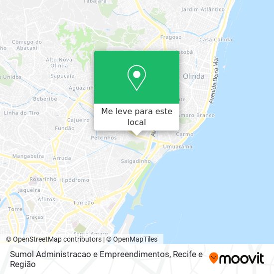 Sumol Administracao e Empreendimentos mapa