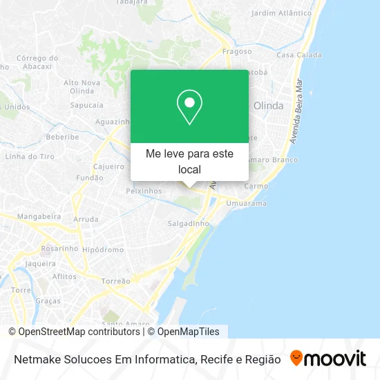 Netmake Solucoes Em Informatica mapa